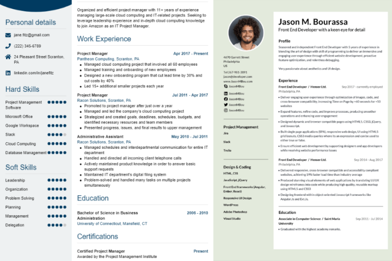 7 Important Sections For A Beginner’s Resume Template