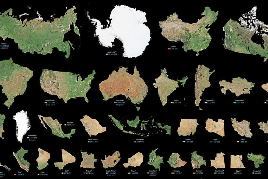 The True Size of Maps: Understanding Distortion in Cartography